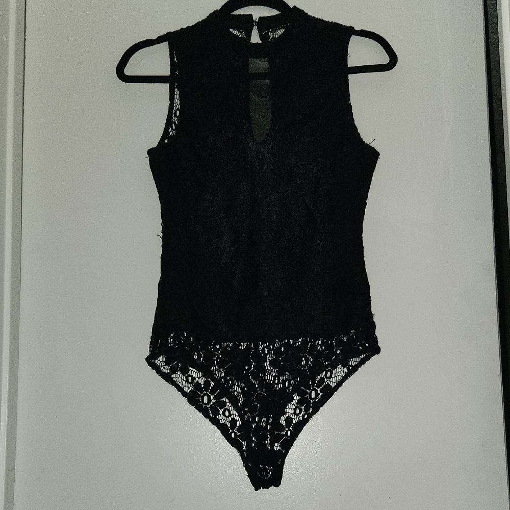 Haute Monde Black Lace Chemise